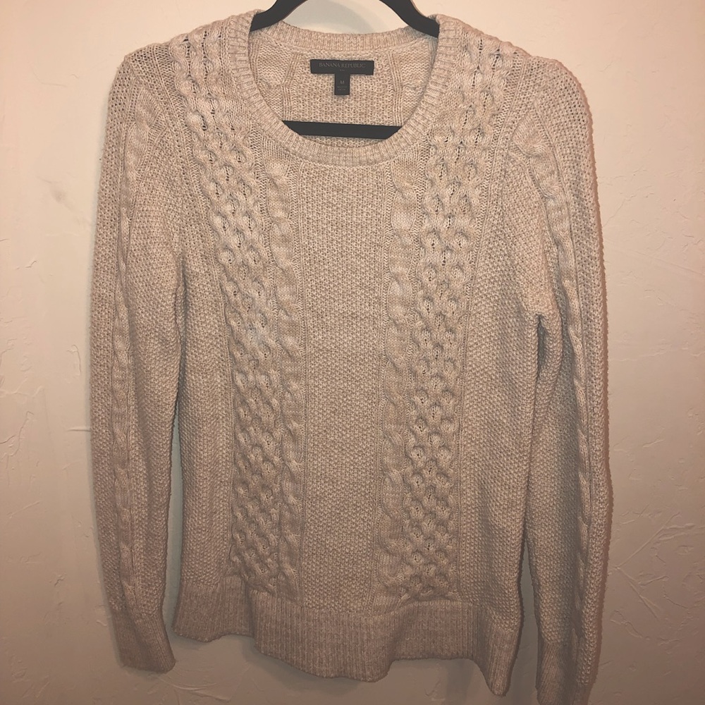 Banana Republic Tan Sweater- Medium